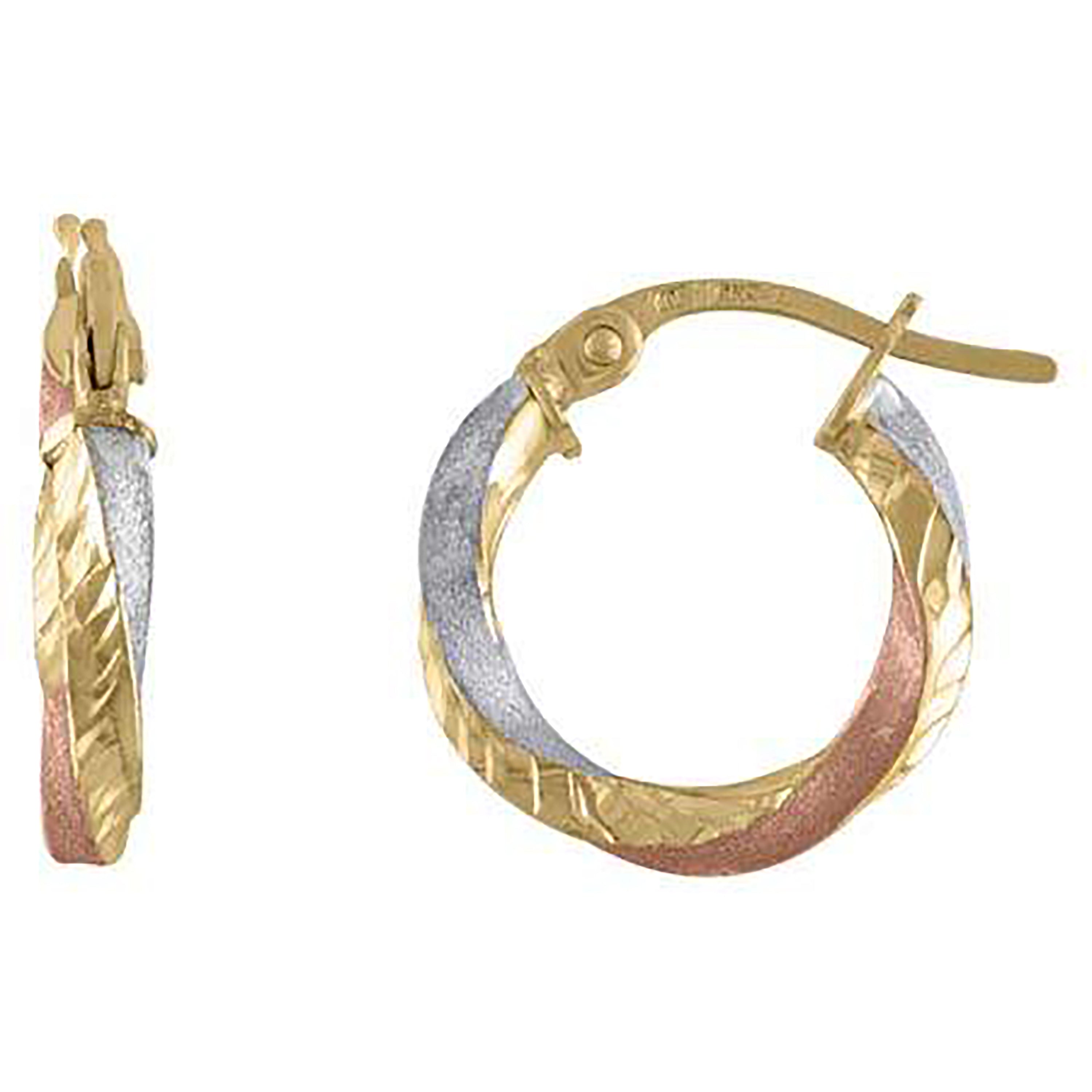 10Kt Gold Hoop Earrings
