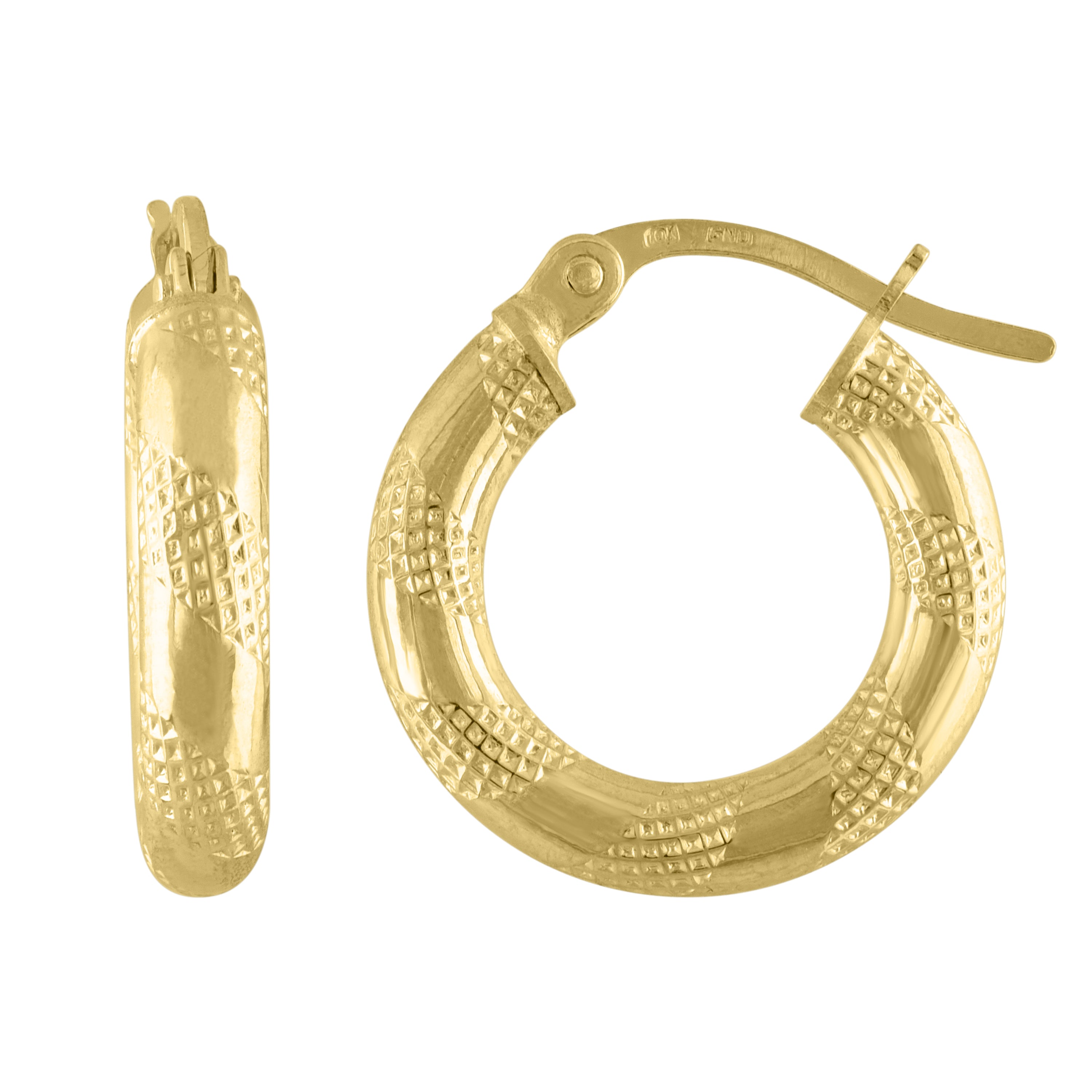 10Kt Gold Hoop Earrings