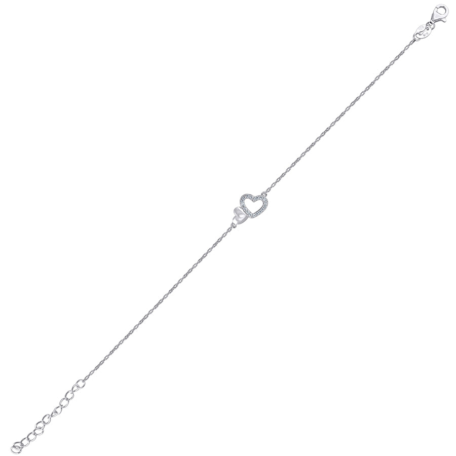 925-Fashion Heart Bracelet