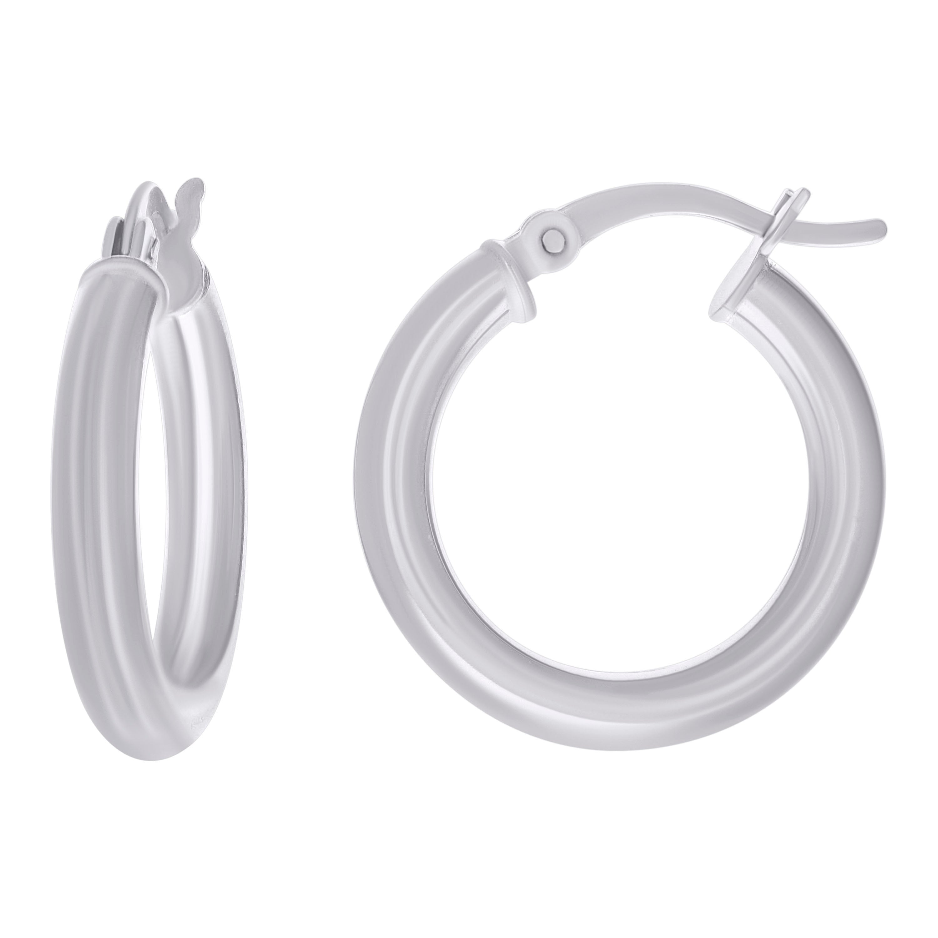 925-Silver 3mm Hoop Earrings