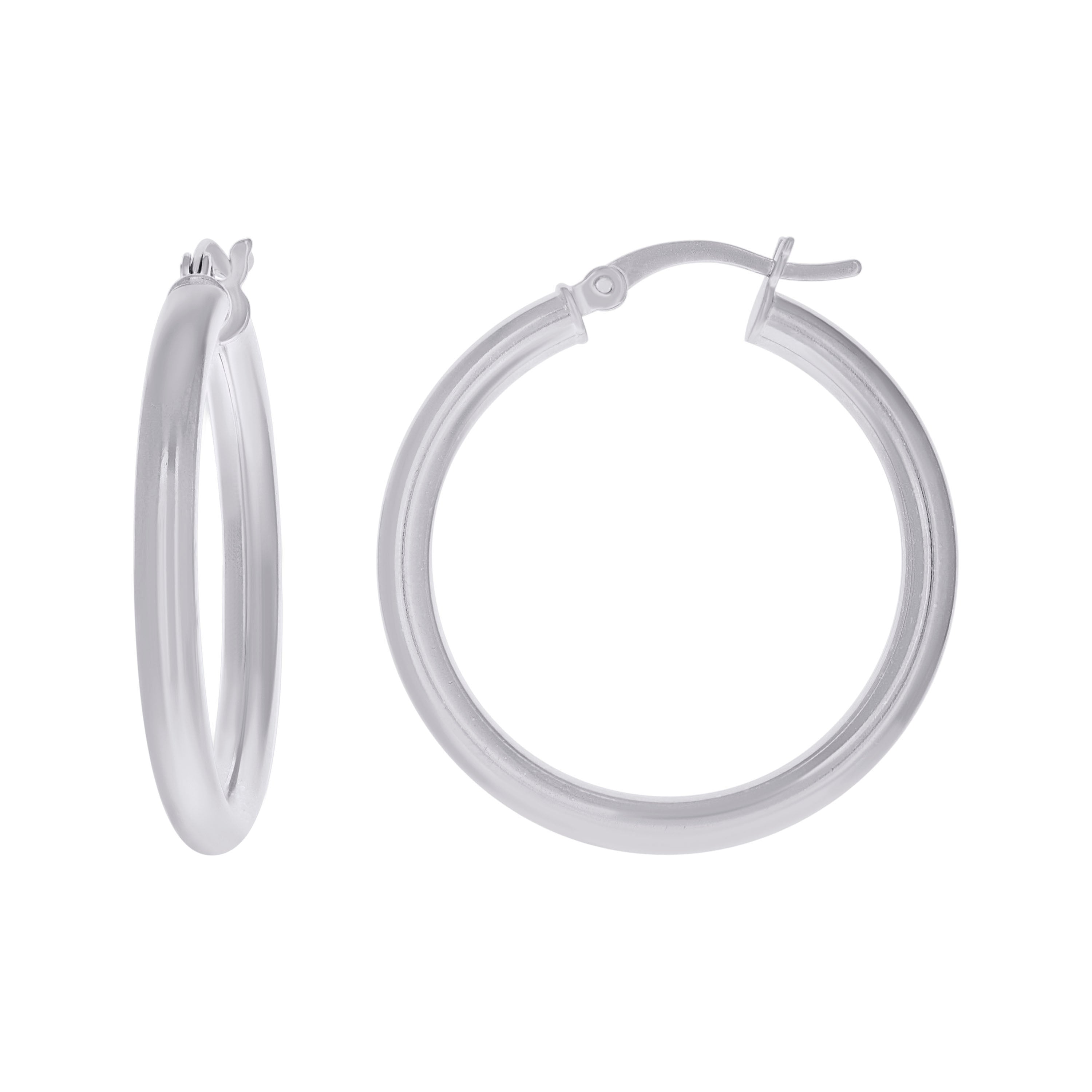 925-Silver 3mm Hoop Earrings