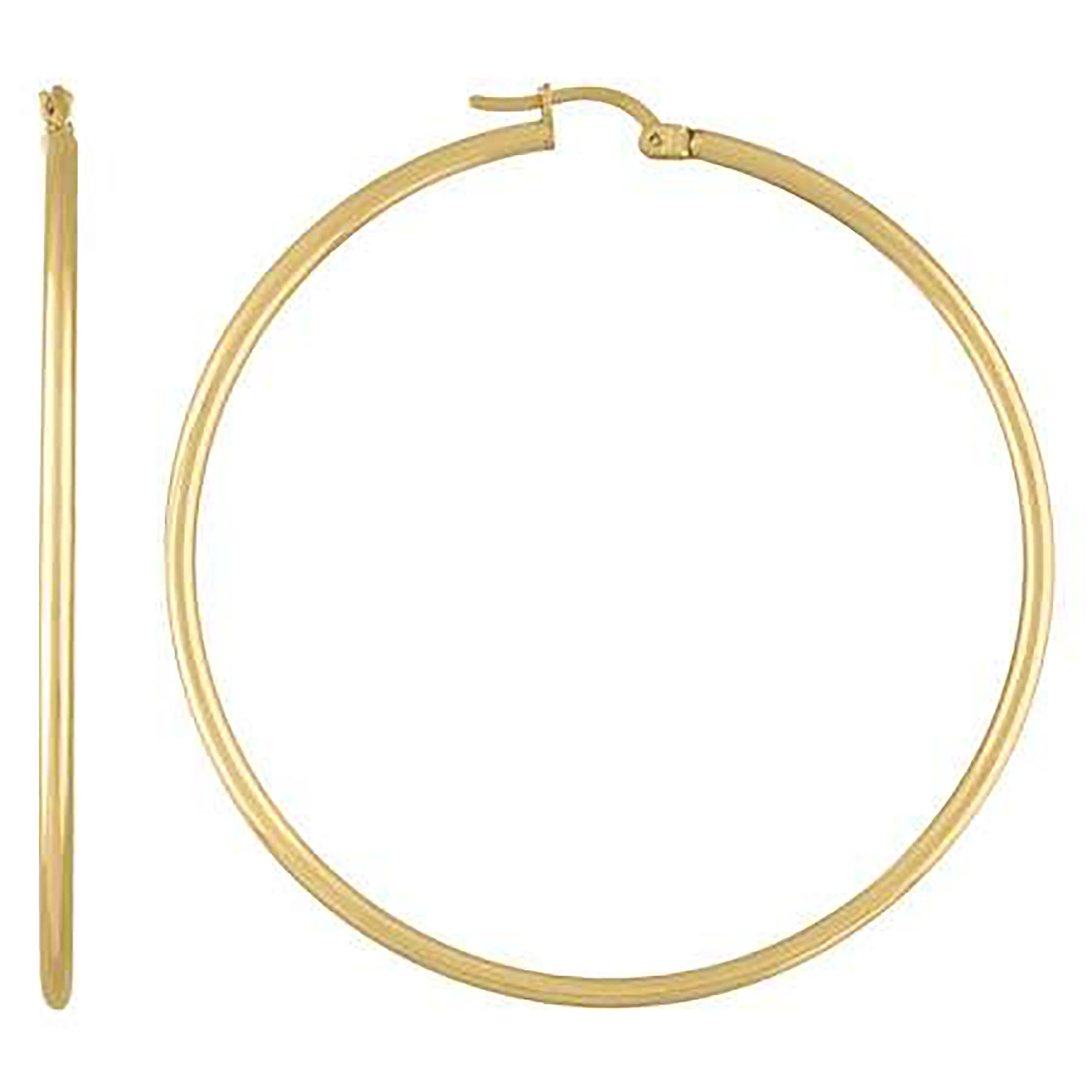 925-Silver 2mm Hoop Earrings