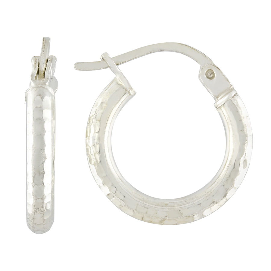 925-Silver 2.5mm-15/S Hoop Earrings