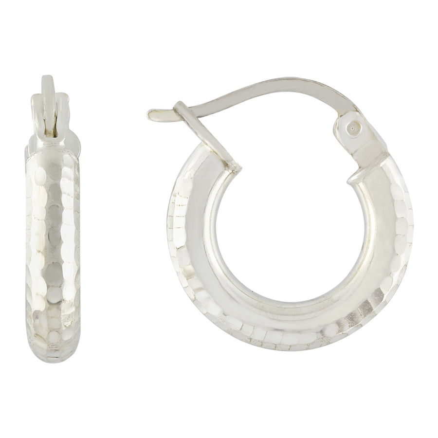 925-Silver 3mm-15/S Hoop Earrings