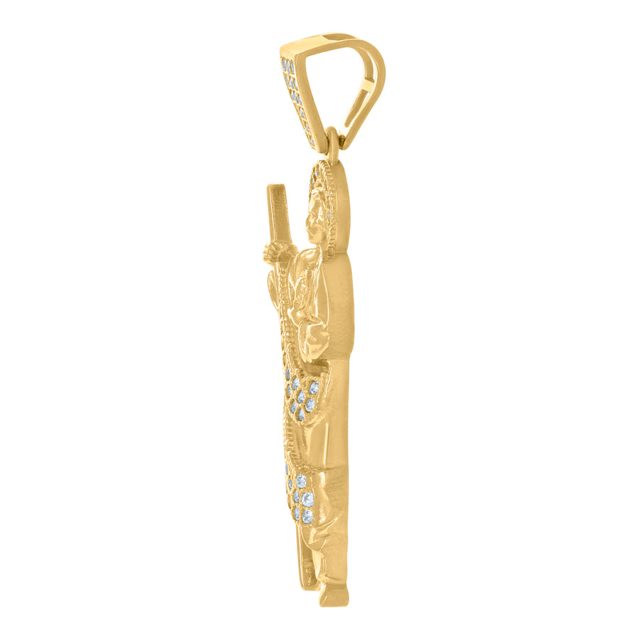 10Kt Gold Cz Pendant
