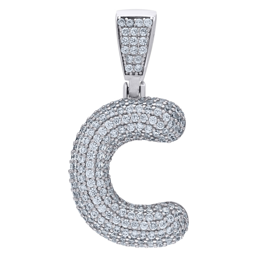 925-Silver Pendant "C" Initial