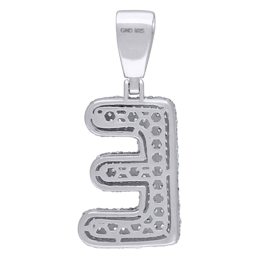 925-Silver Pendant "E" Initial