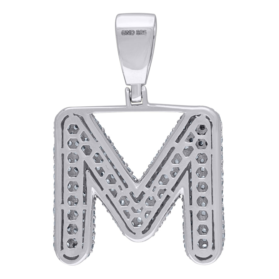 925-Silver Pendant "M" Initial