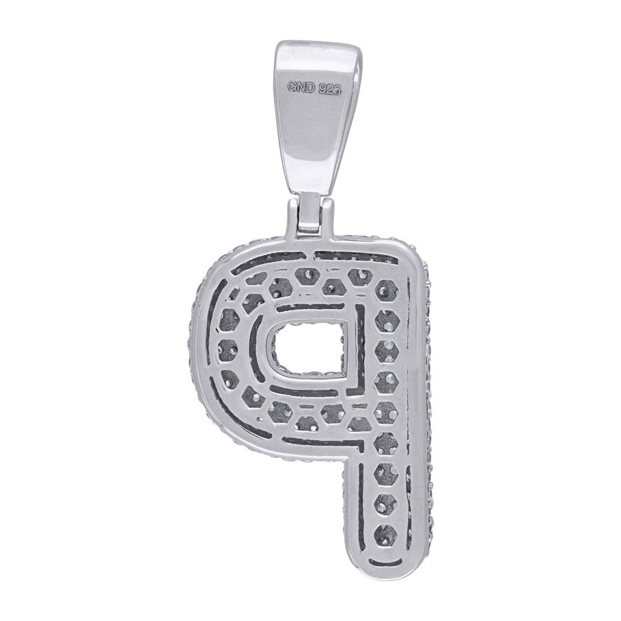 925-Silver Pendant "P" Initial