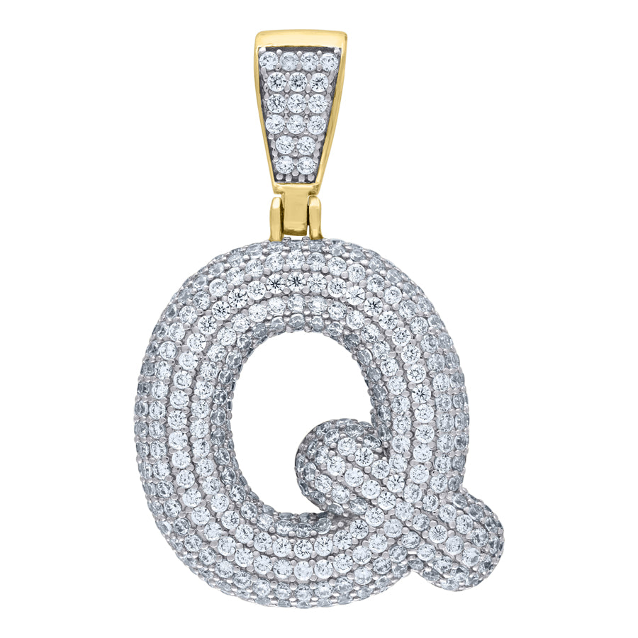 925-Silver Pendant "Q" Initial
