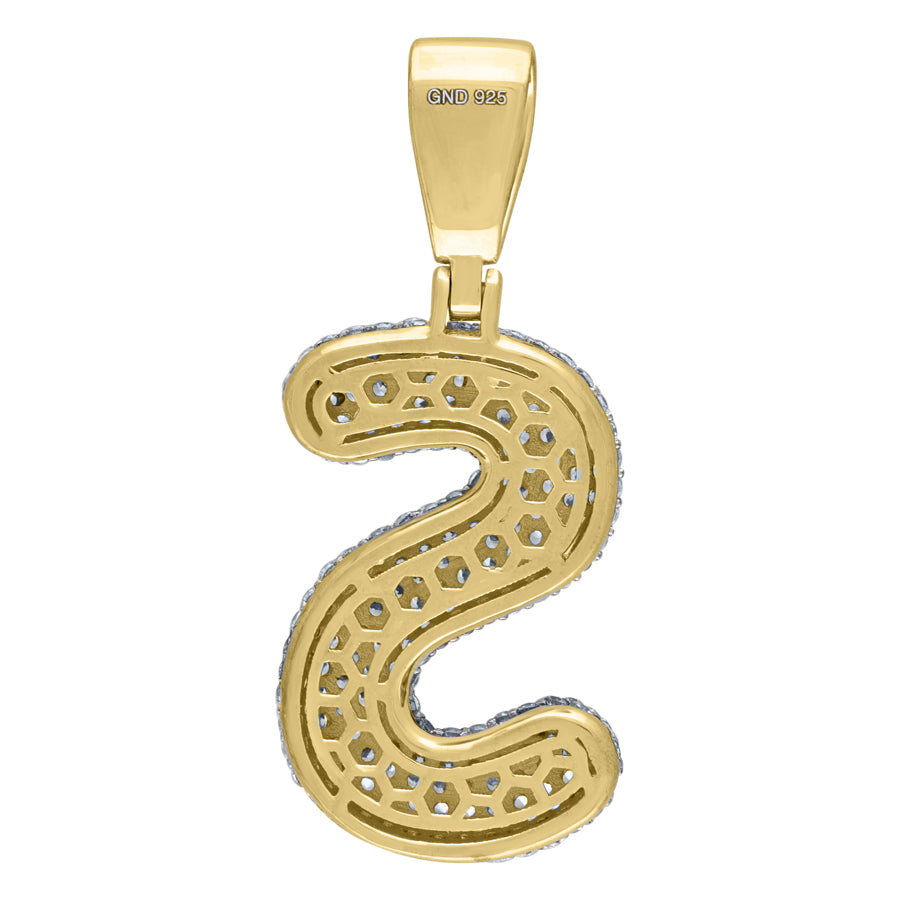 925-Silver Pendant "S" Initial