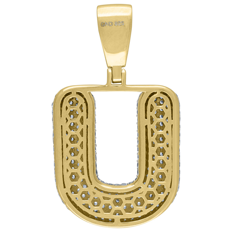 925-Silver Pendant "U" Initial