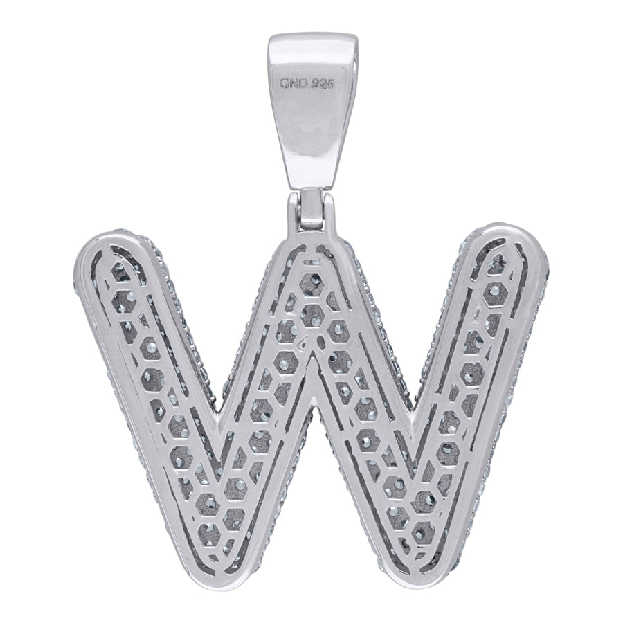 925-Silver Pendant "W" Initial