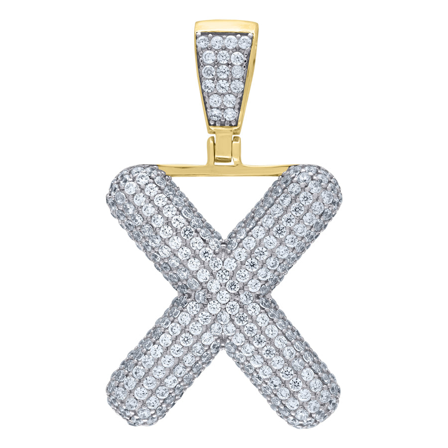 925-Silver Pendant "X" Initial