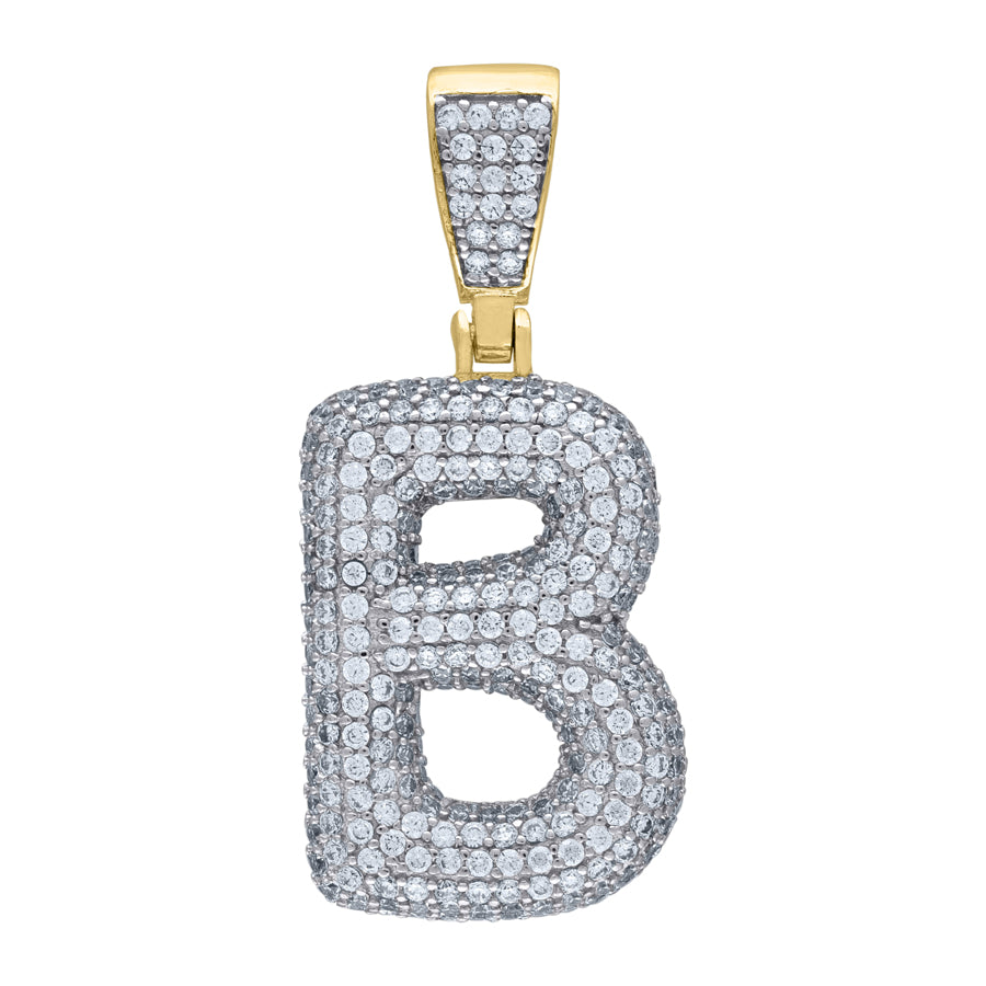 925-Silver Pendant "B" Initial