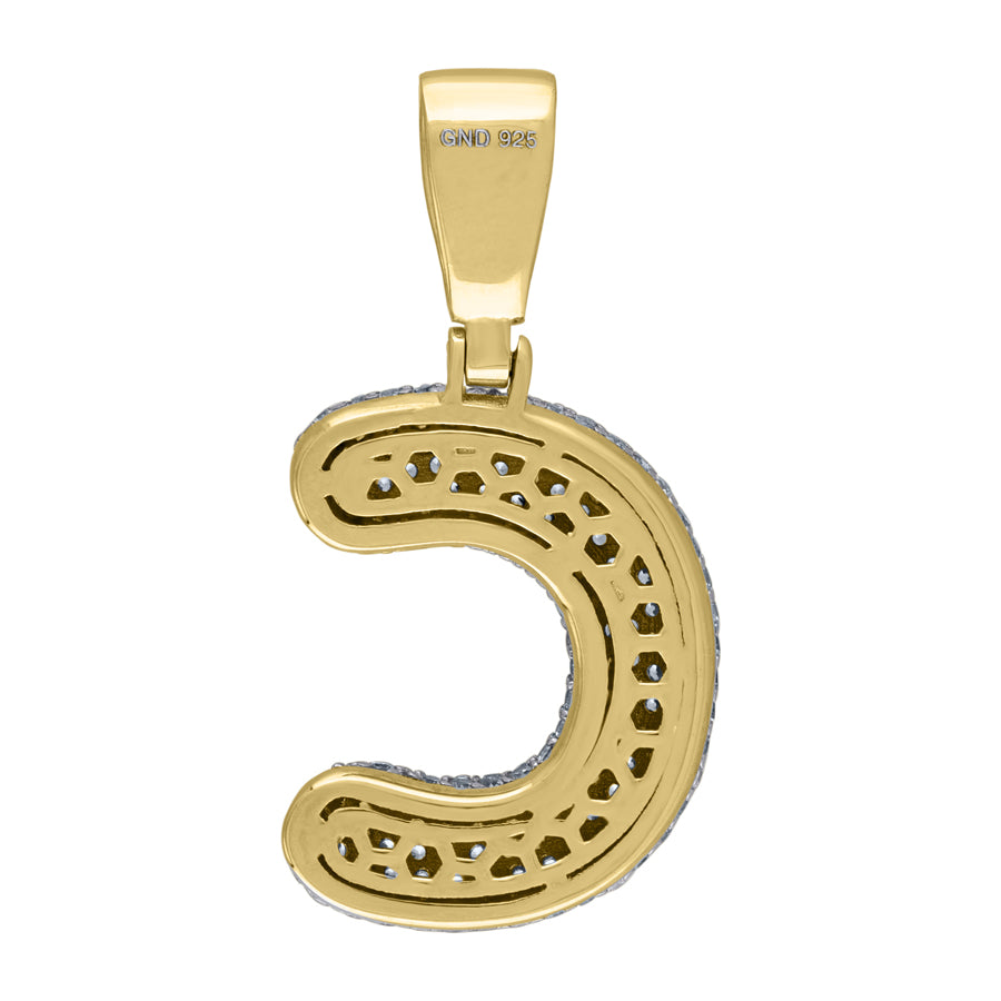 925-Silver Pendant "C" Initial