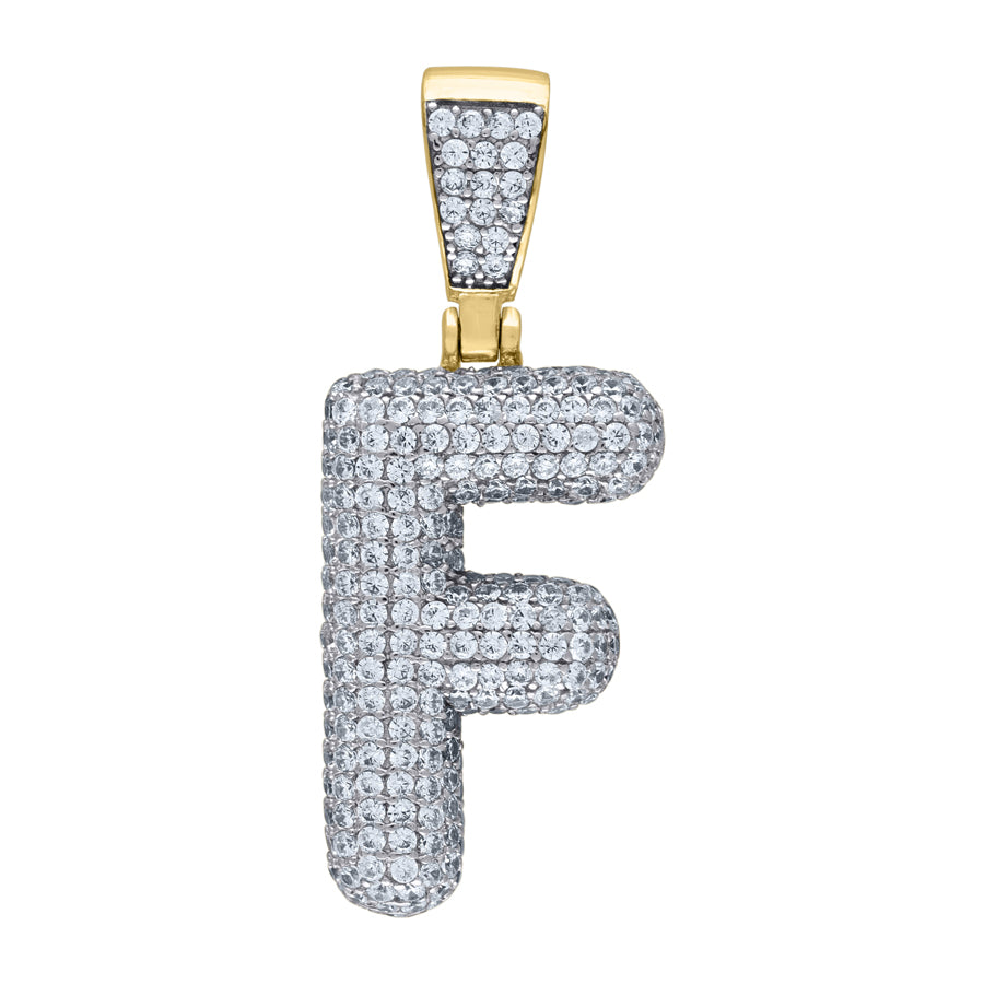 925-Silver Pendant "F" Initial