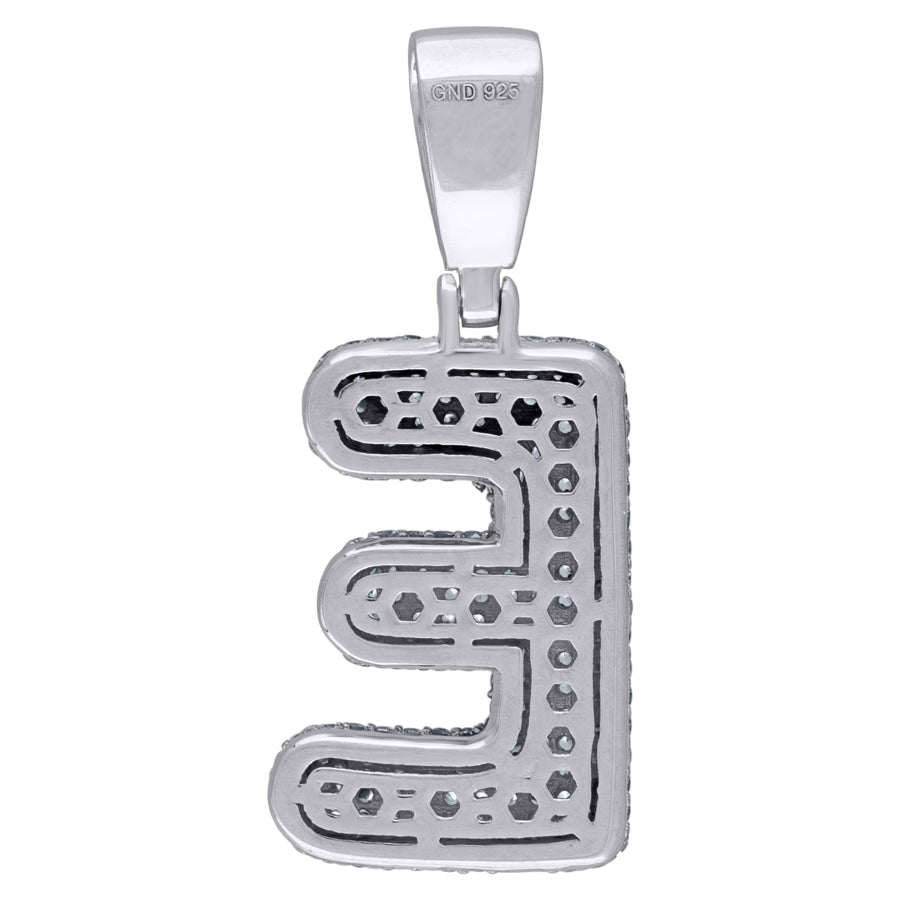 925-Silver Pendant "E" Initial