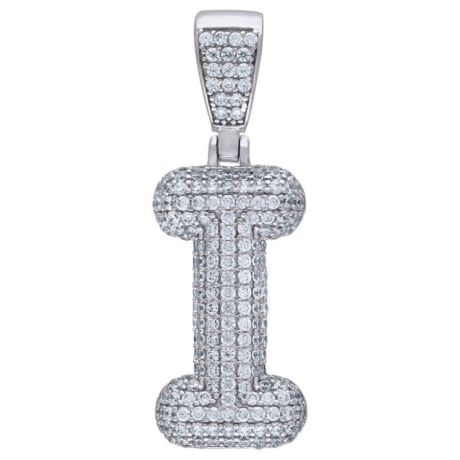 925-Silver Pendant "I" Initial