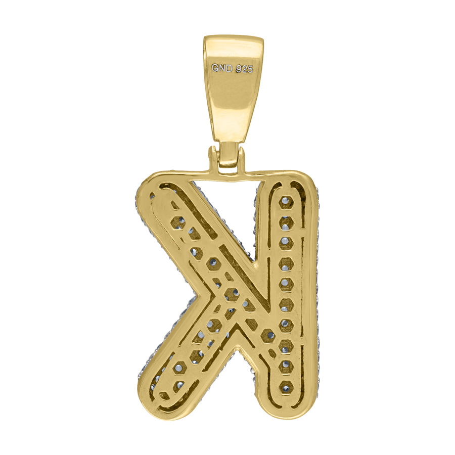 925-Silver Pendant "K" Initial