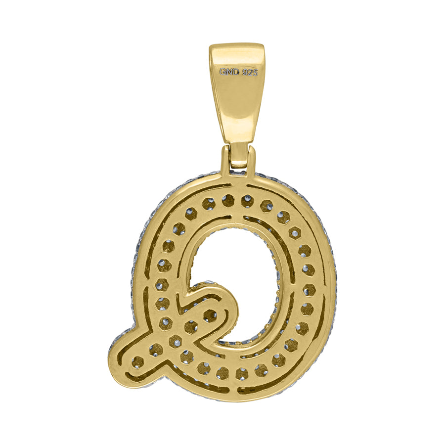 925-Silver Pendant "Q" Initial