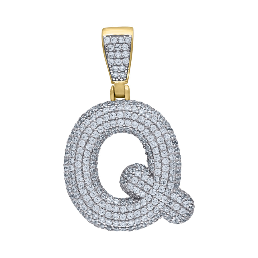 925-Silver Pendant "Q" Initial