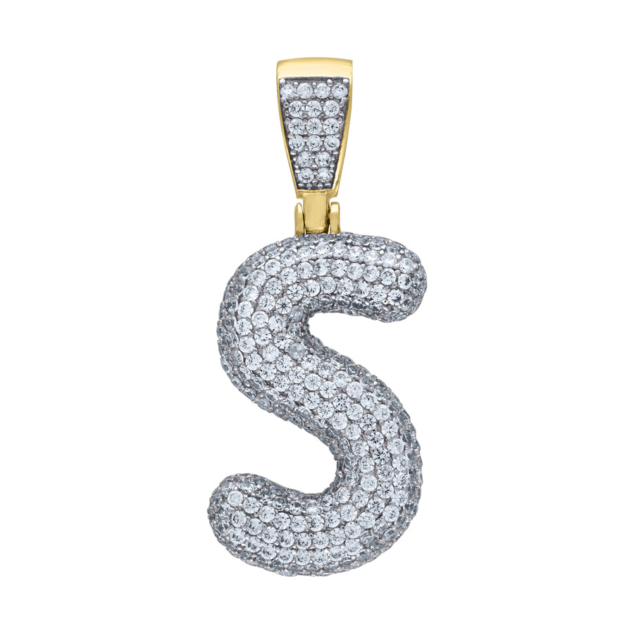 925-Silver Pendant "S" Initial