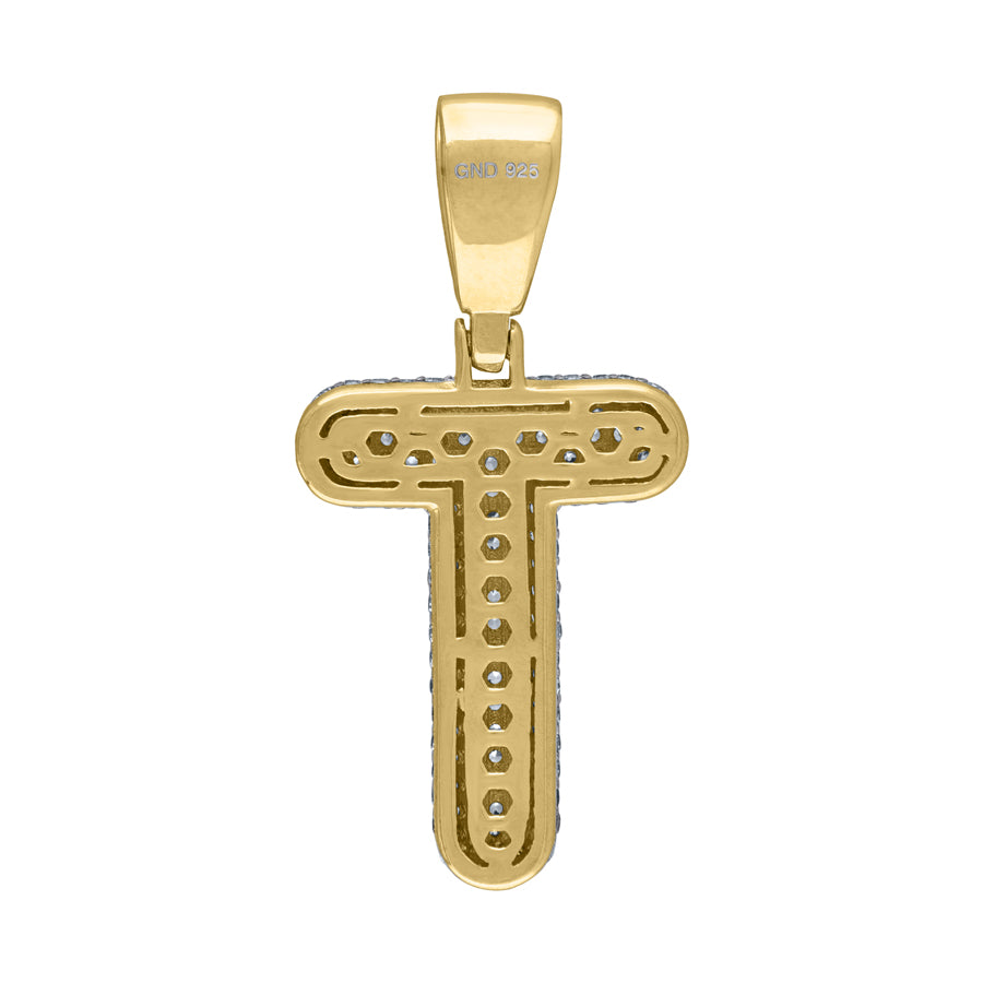 925-Silver Pendant "T" Initial