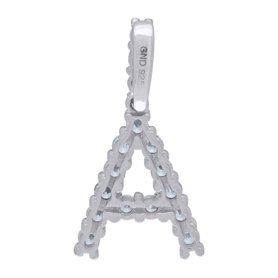 925-Silver Initial "A" Pendant