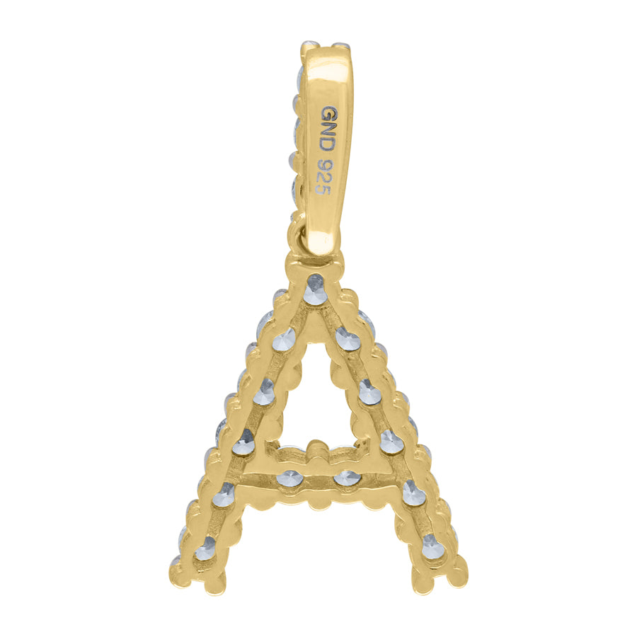 925-Silver Initial "A" Pendant
