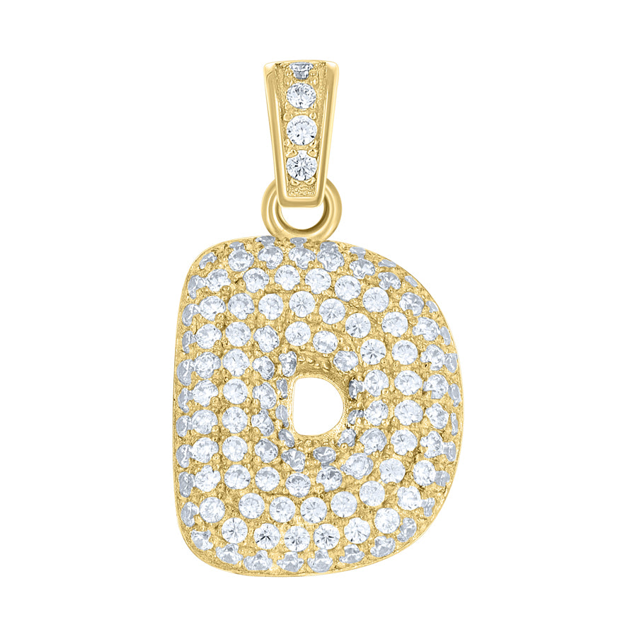 10Kt-Gold Pendant "D" Initial