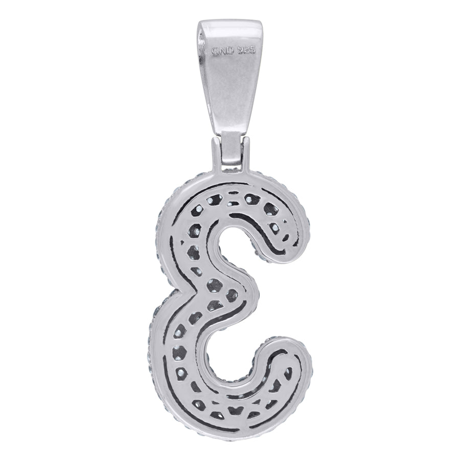 925-Silver Pendant Number "3"