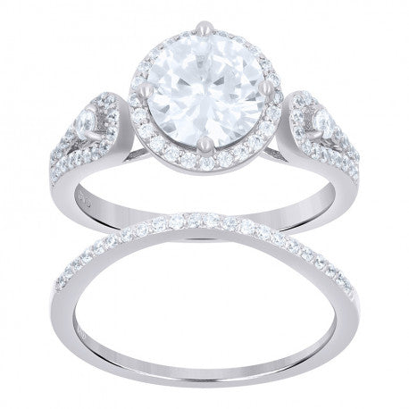 925 Bridal CZ Ring