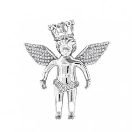 925-CZ Angel Charm