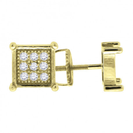 925-Cz-E/Rs Yellow Plating