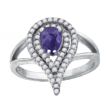 925-Cz Fancy Ring