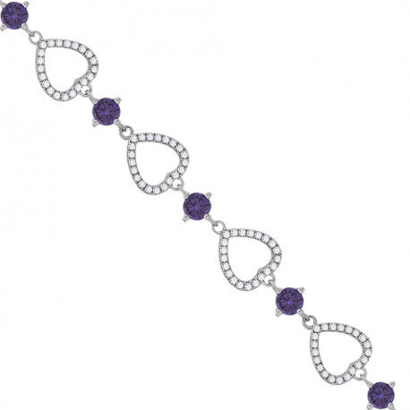 925-Cz Fashion Bracelet