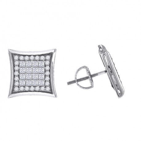 925-Cz Invisible Earring