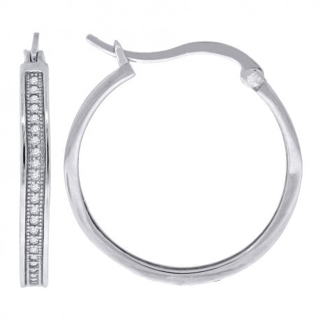 925-Cz Micro-Pave Earrings