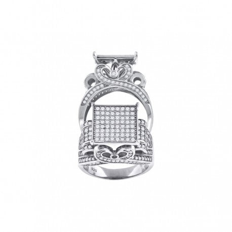 925 Cz Ring-Sz