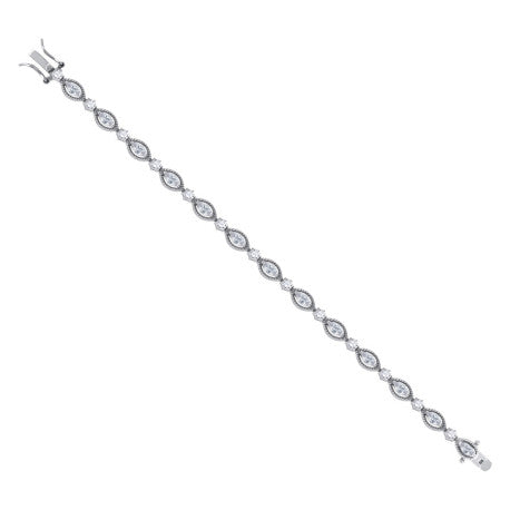 925-Fancy Cz Bracelet