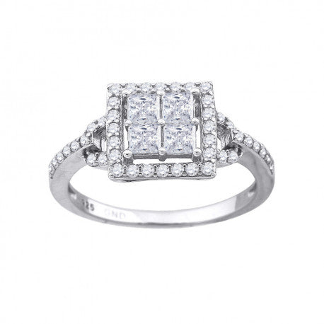 925 Fancy Cz Ring