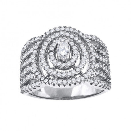925 Fancy Cz Ring