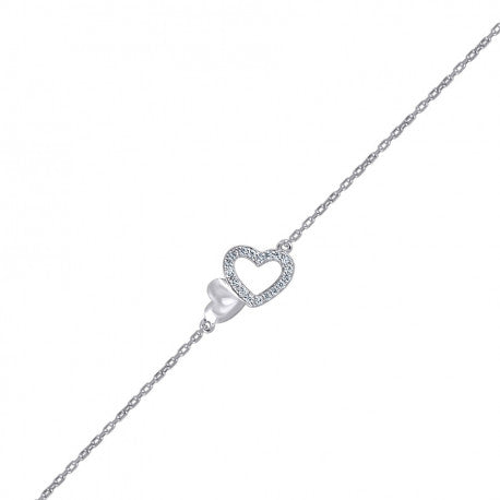 925-Fashion Heart Bracelet