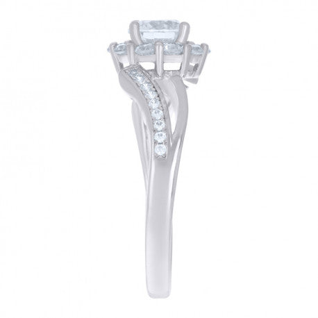 925-Ladies Fancy Cz Ring