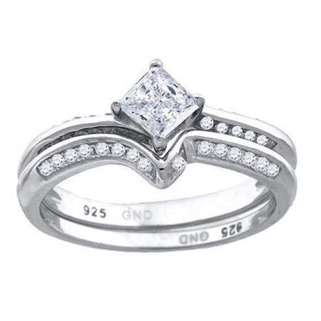 925-Ladies Fancy CZ Ring