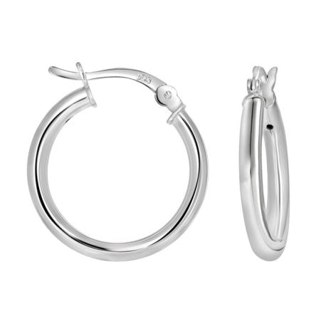 925-Silver 2.5mm Hoop Earrings