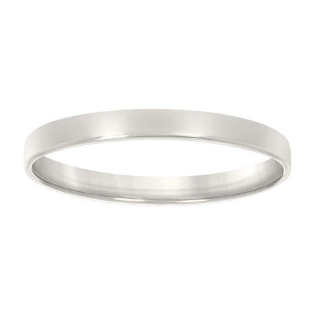 925 Sterling Silver Flat Comfort Band Silver 3mm S