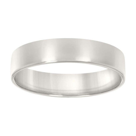 925 Sterling Silver Flat Comfort Band Silver 6mm-S
