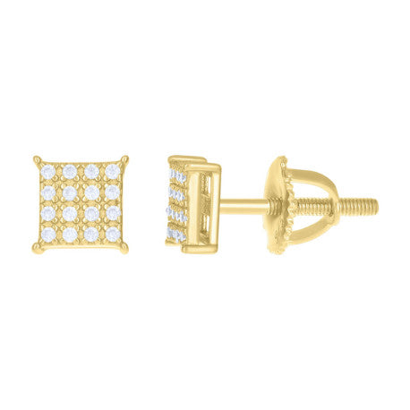 925 Silver Earrings With Moissanite Ctw 1.10